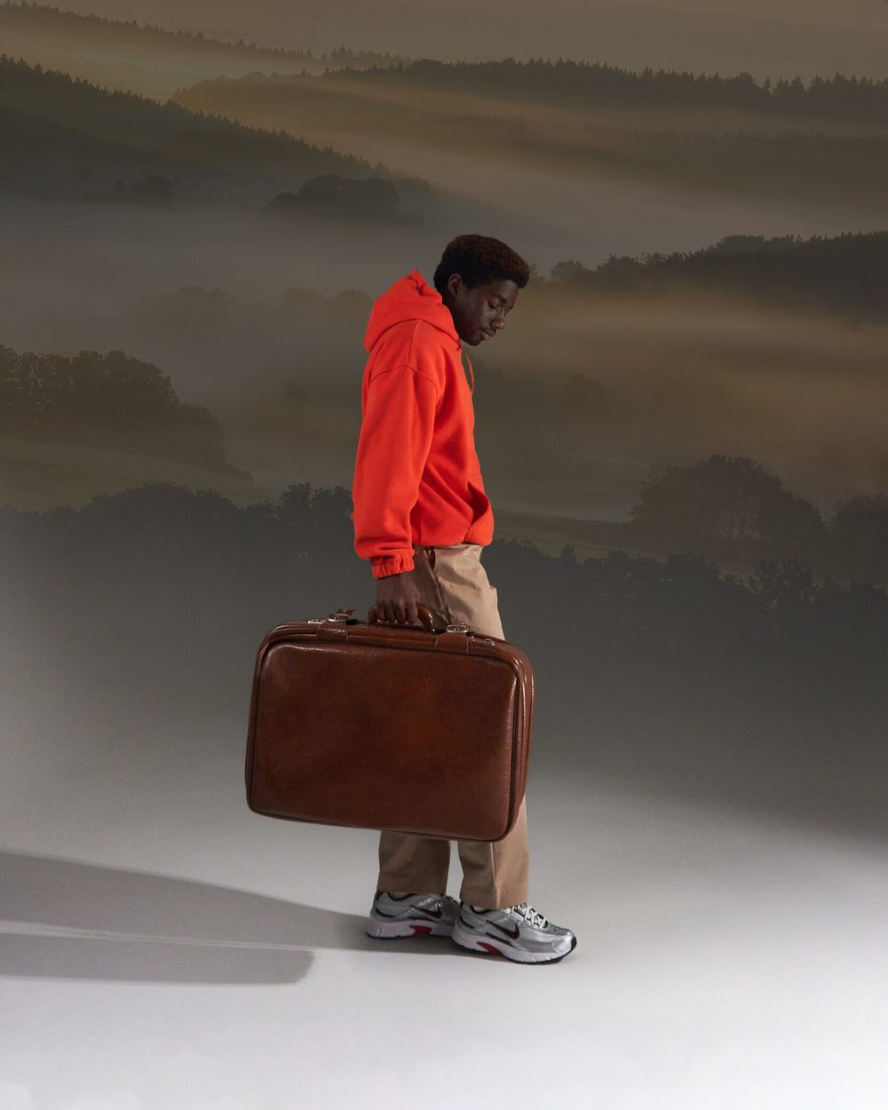 Худи Called a Garment  Wrap Мужской оранжевый неон