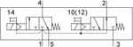 Распределитель с электроуправлением Festo VUVS-LT30-T32H-MD-G38-F8