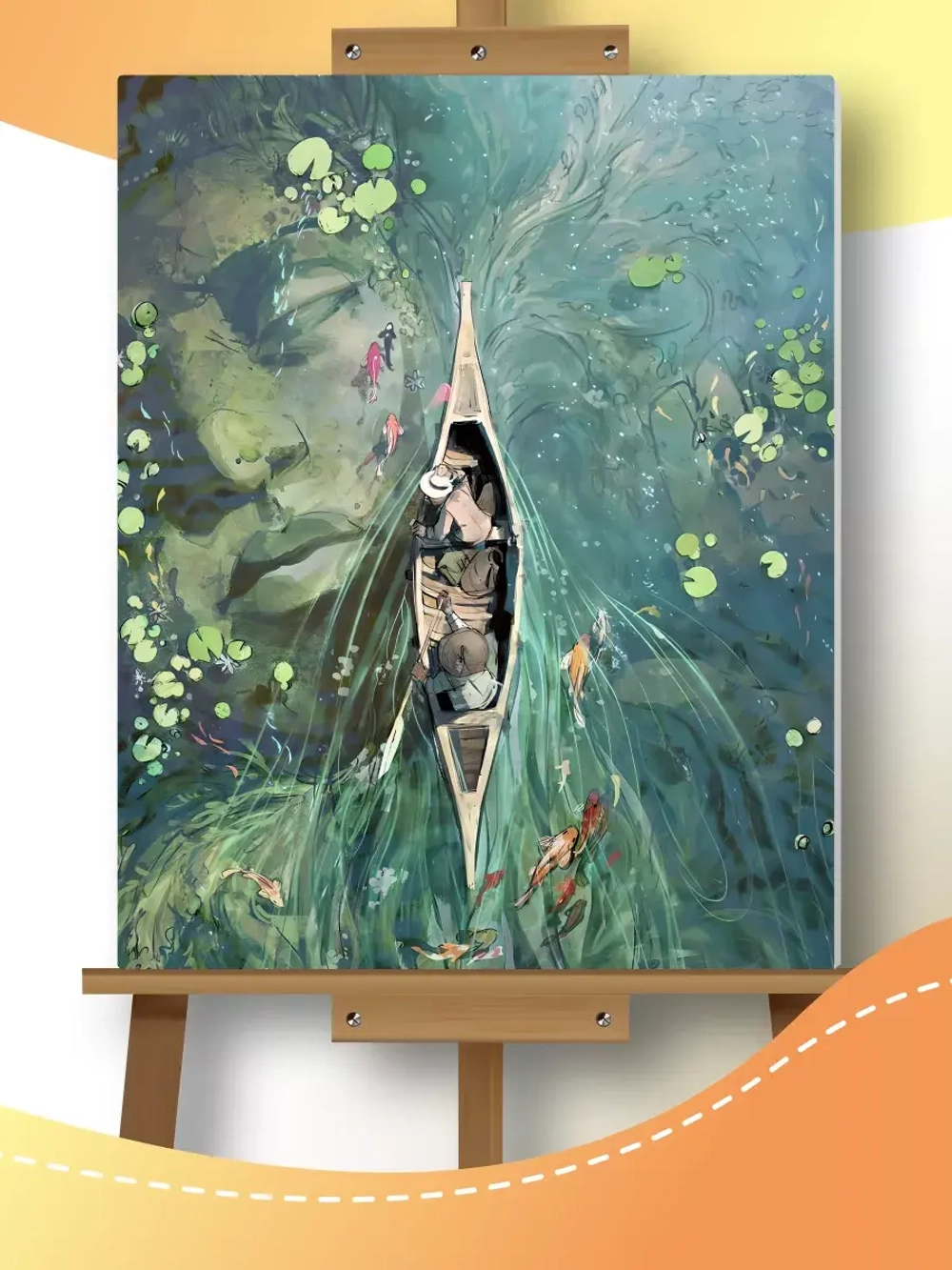 Картина по номерам на холсте