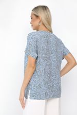 Блуза Кармен (голубая) Б13724-30М LT Collection