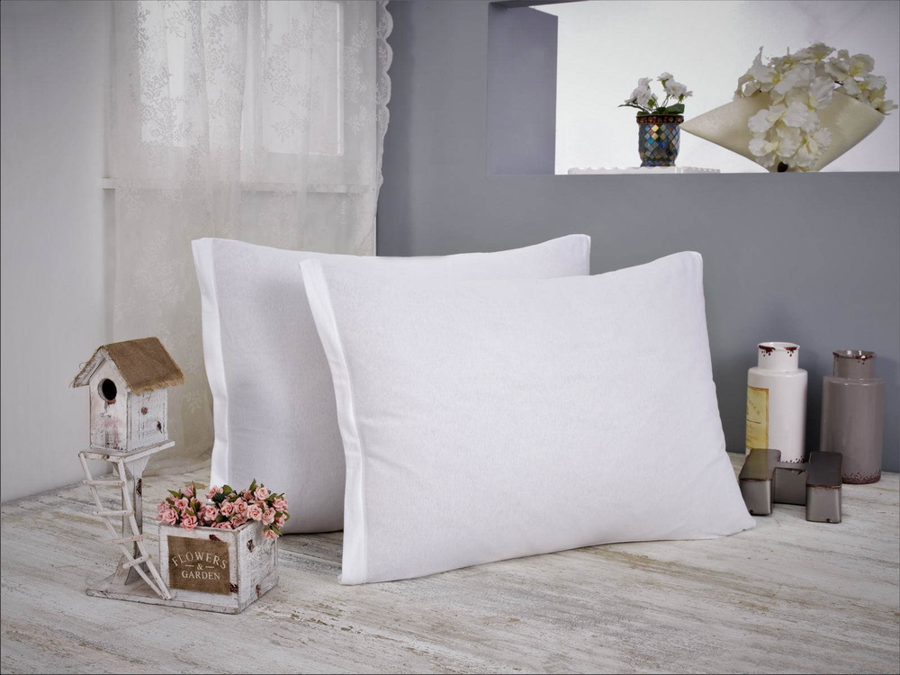 Наволочки 2шт 50х70 Sofi De MarkO Трикотаж белые