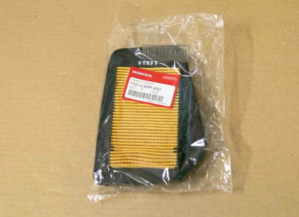 17210-KPP-930. ELEMENT COMP., AIR CLEANER. Air filter Honda CBR150 (carb) 2003-2010