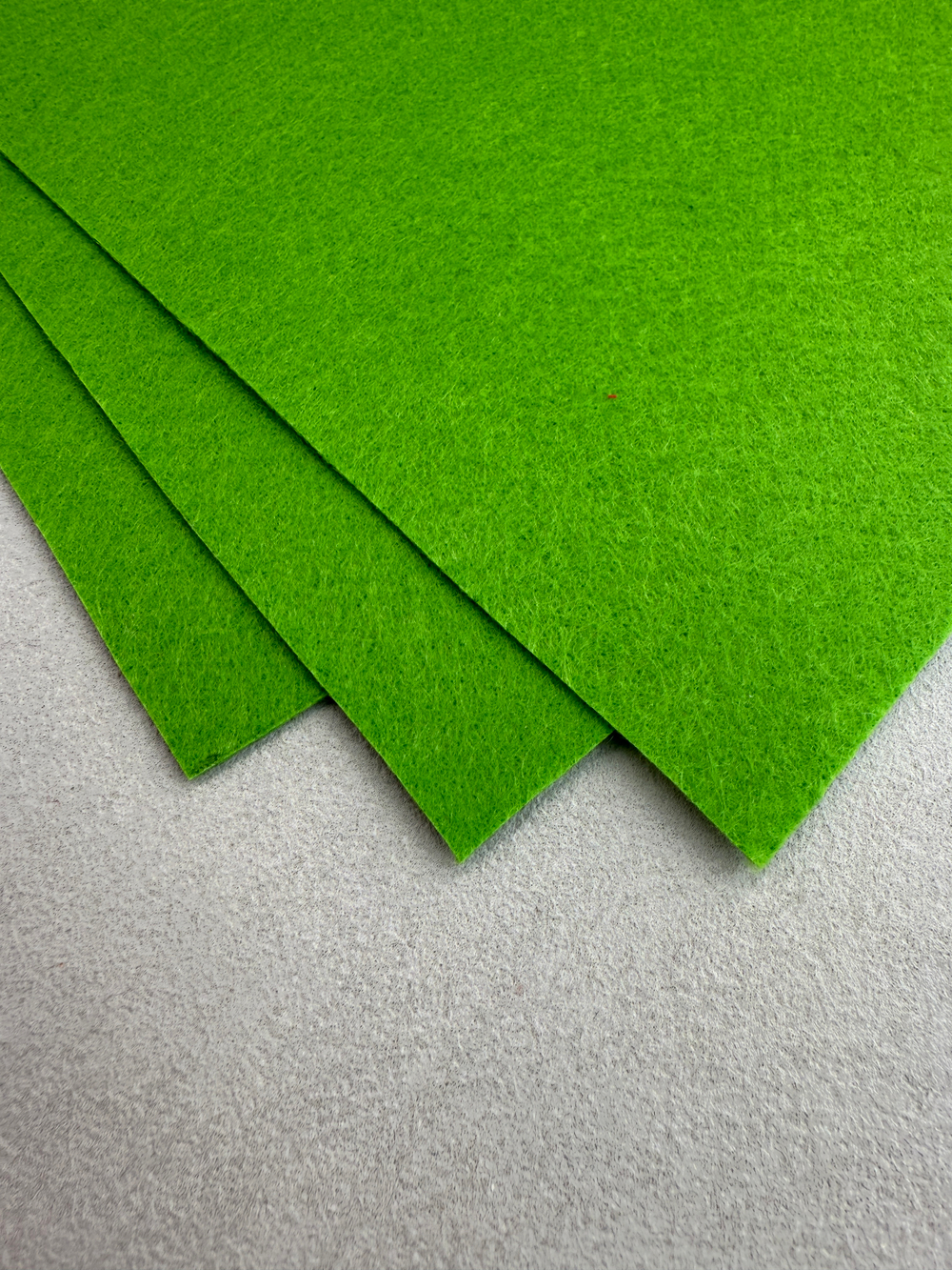 Жесткий фетр 1 мм Зеленый, (Китай)