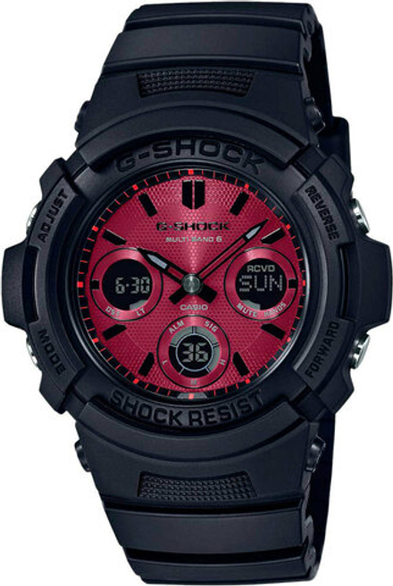 Японские наручные часы Casio G-SHOCK AWG-M100SAR-1AER с хронографом