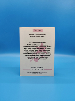 Аксессуар винтажная карточка Барби 90х 031003