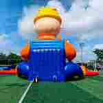 Надувной наземный аквапарк «Поймай осьминога» 25*15*8 м
