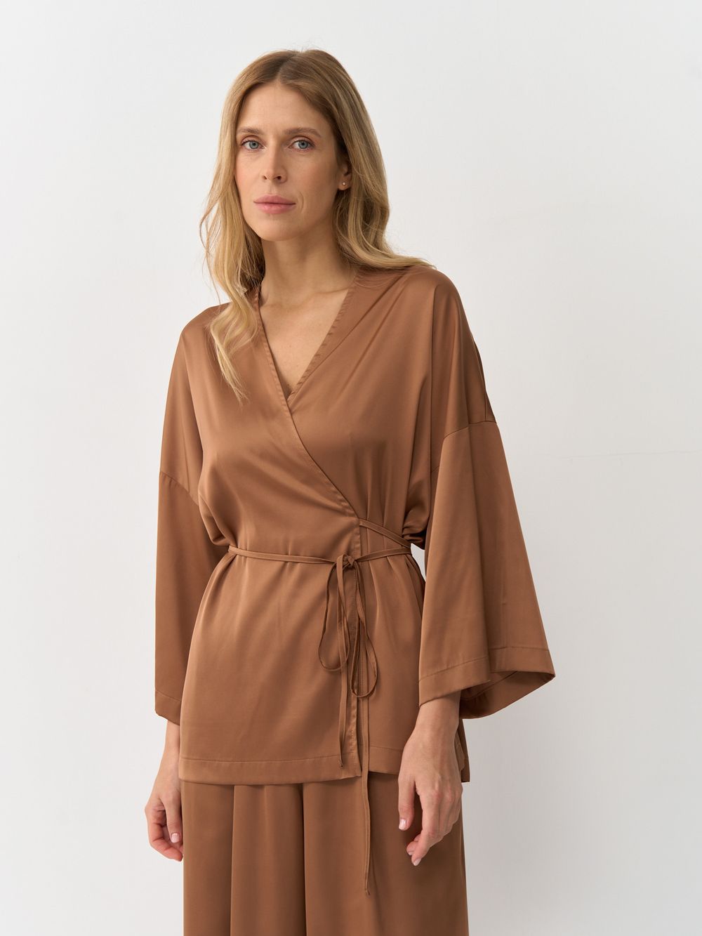 Комплект в пижамном стиле "Карамель" женский