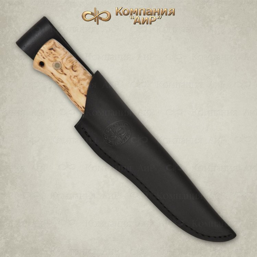 Нож АиР Стриж ЦМ 95х18 карельская береза