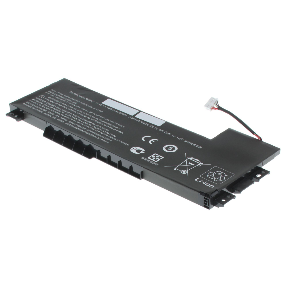 Аккумуляторная батарея AnyBatt 5600mAh для ноутбука HP ZBook 15 G3 Mobile Workstation (VV09XL)