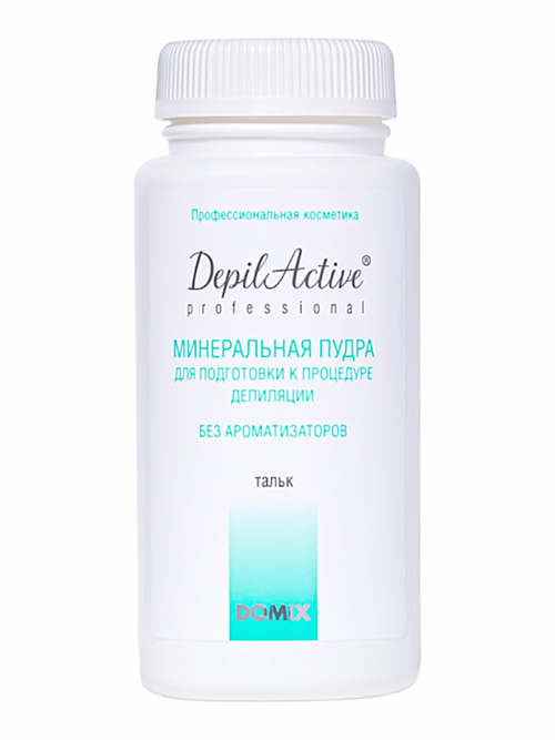 Минеральная пудра (тальк) для депиляции Domix, 50 гр