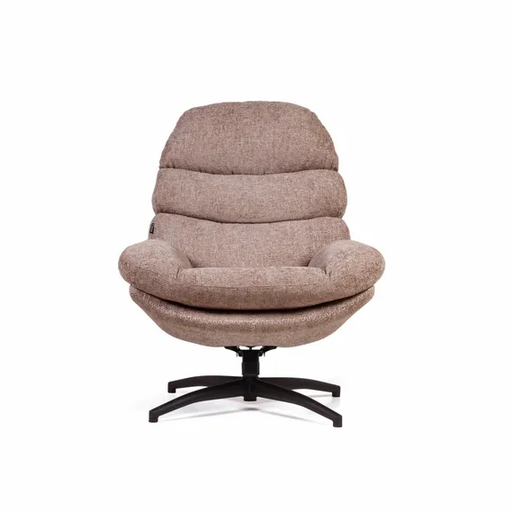 Кресло-качалка с оттоманкой Sven, бежевое