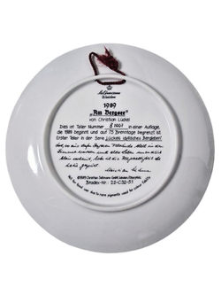 Тарелка декоративная "На горном озере" Германия