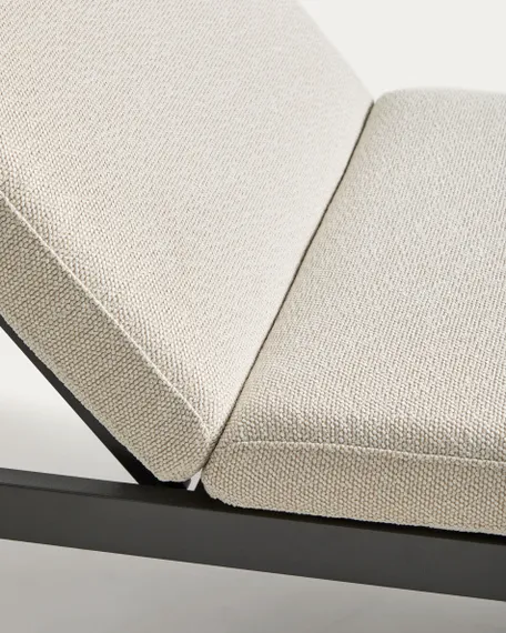 Шезлонг Kionia из алюминия цвета графит