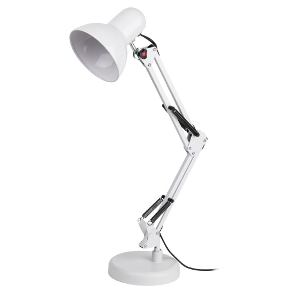 Настольный светильник ЭРА N-214-E27-40W-W белый | Настольные светильники под лампу