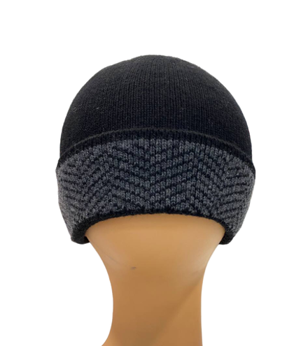 Шапка ШП705-07/24 черная/графитовая