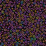 Японский бисер TOHO Demi 11/0 (№85), металлизированный, непрозрачный глянцевый