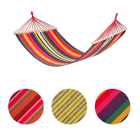 Гамак Helios тканевый 200х120см с планкой (HS-G-P-200х120)