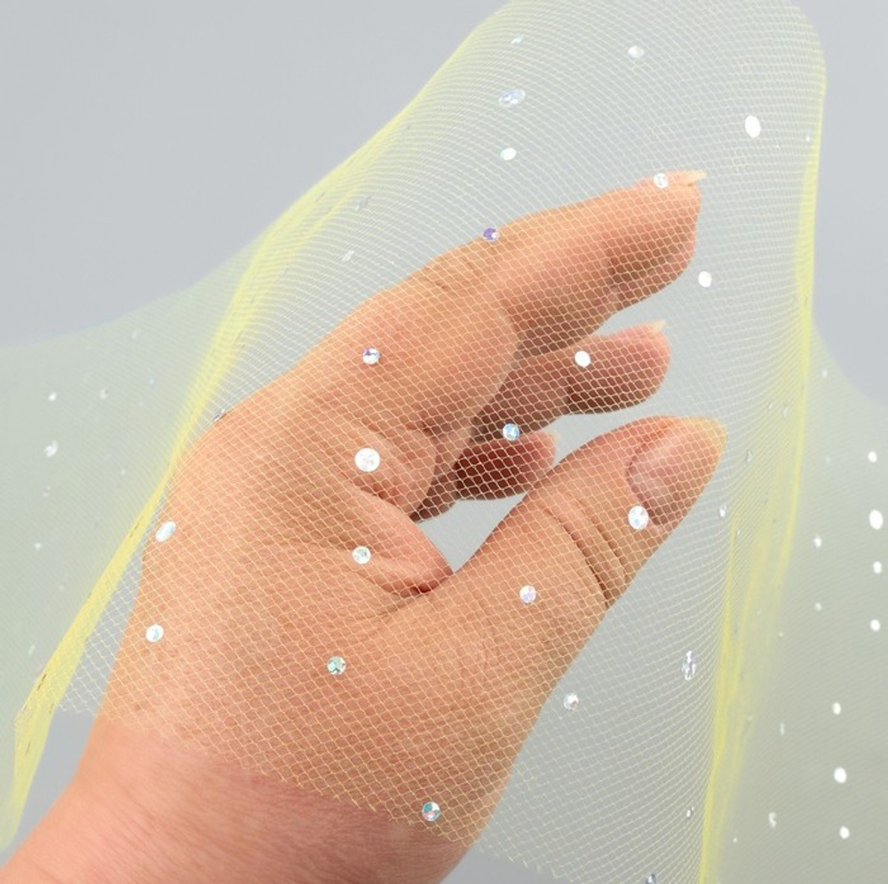 Фатин с блестками 15 см