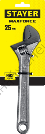 STAYER MAX-Force, 200 / 25 мм, Разводной ключ (2725-20)