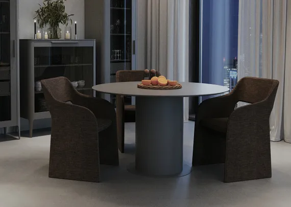 Стул E7.6 (коричневый, рогожка)