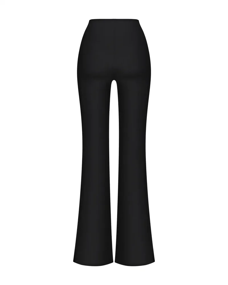 Juliana, брюки из черного трикотажа