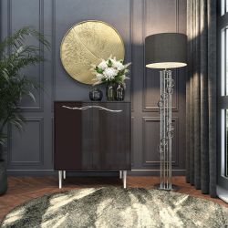 Комод Арт Колор Стайл Сильвер с 2 полками Терпкий коричневый