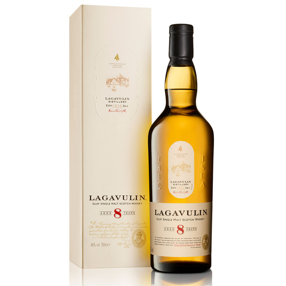Lagavulin 8 Y.O в подарочной упаковке 0.7 л.