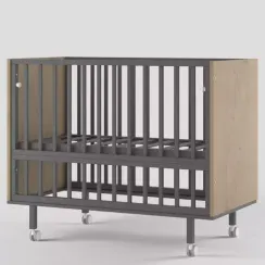 Детская кроватка на маятнике Incanto Cambridge Графит/дуб