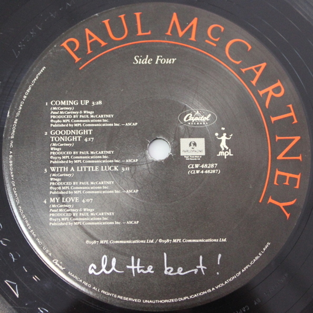 Paul McCartney / All The Best (2LP)