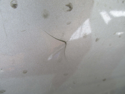 Накладка переднего бампера Lexus LX 570 15-23 Б/У Оригинал 5212960050