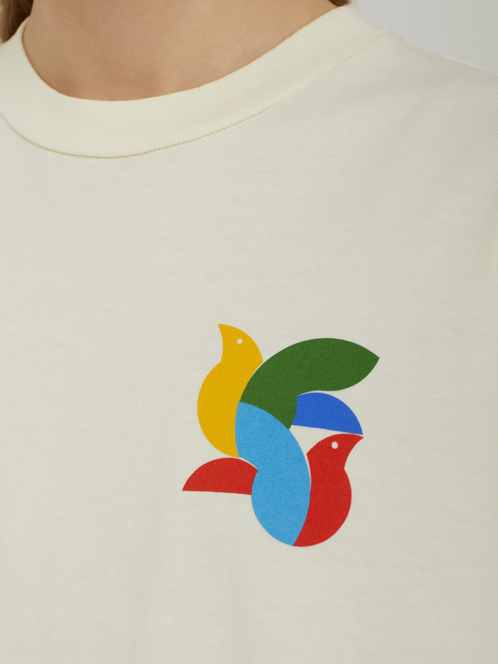 Женская Футболка Obey Paper Bird