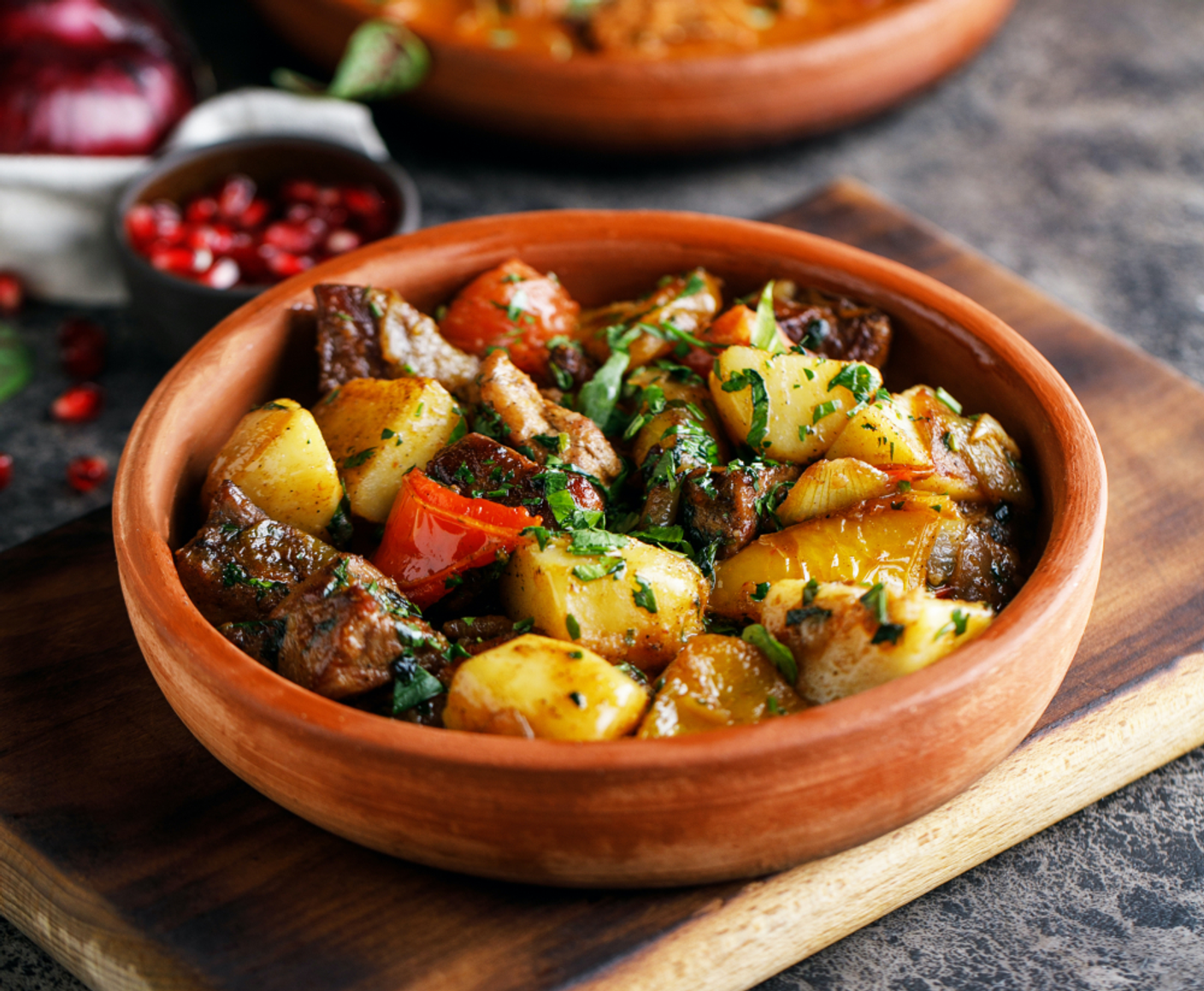 Оджахури с пряными специями