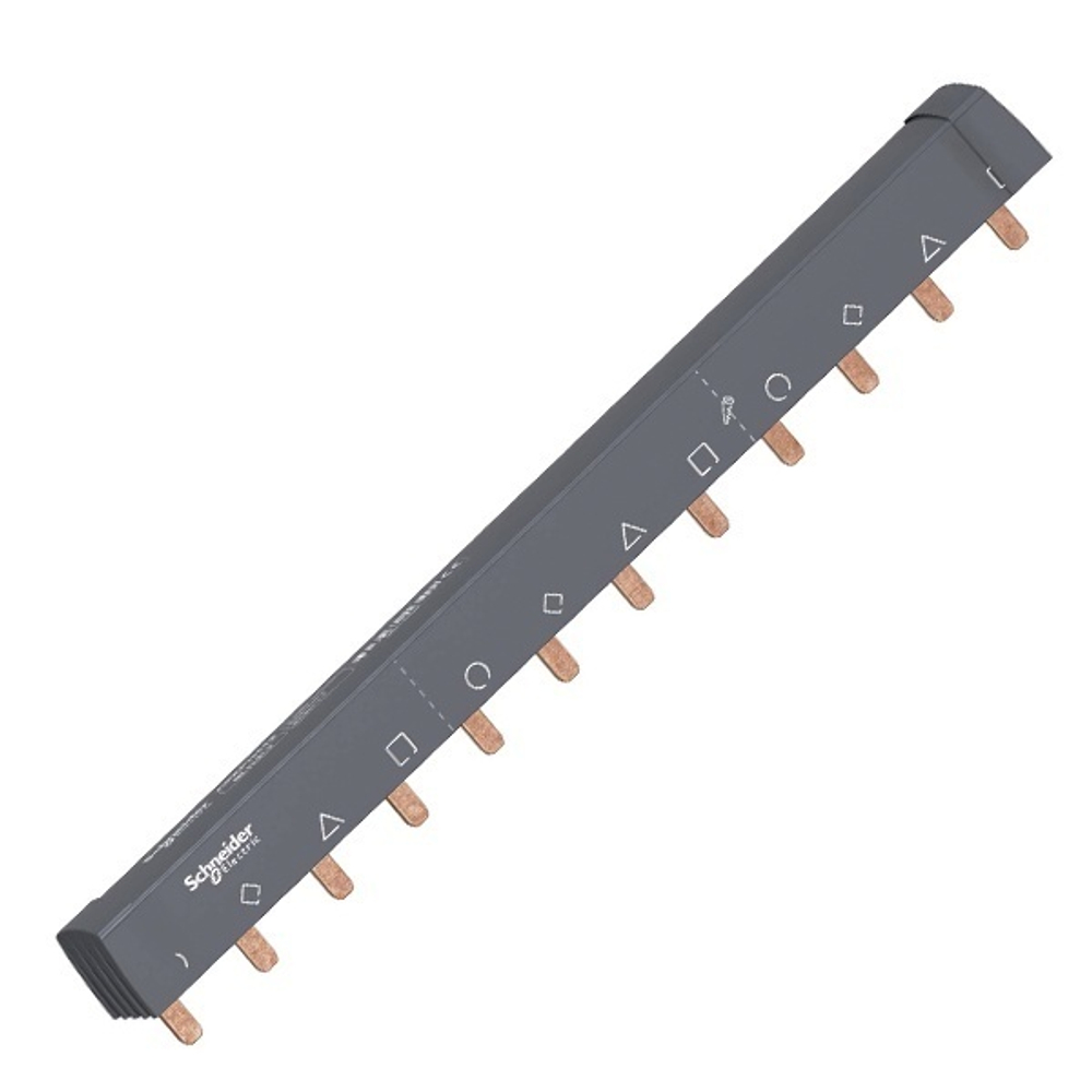 Гребенчатая шина 4-полюсная (NL1L2L3…) 12 модулей 100А Schneider Electric A9XPH412