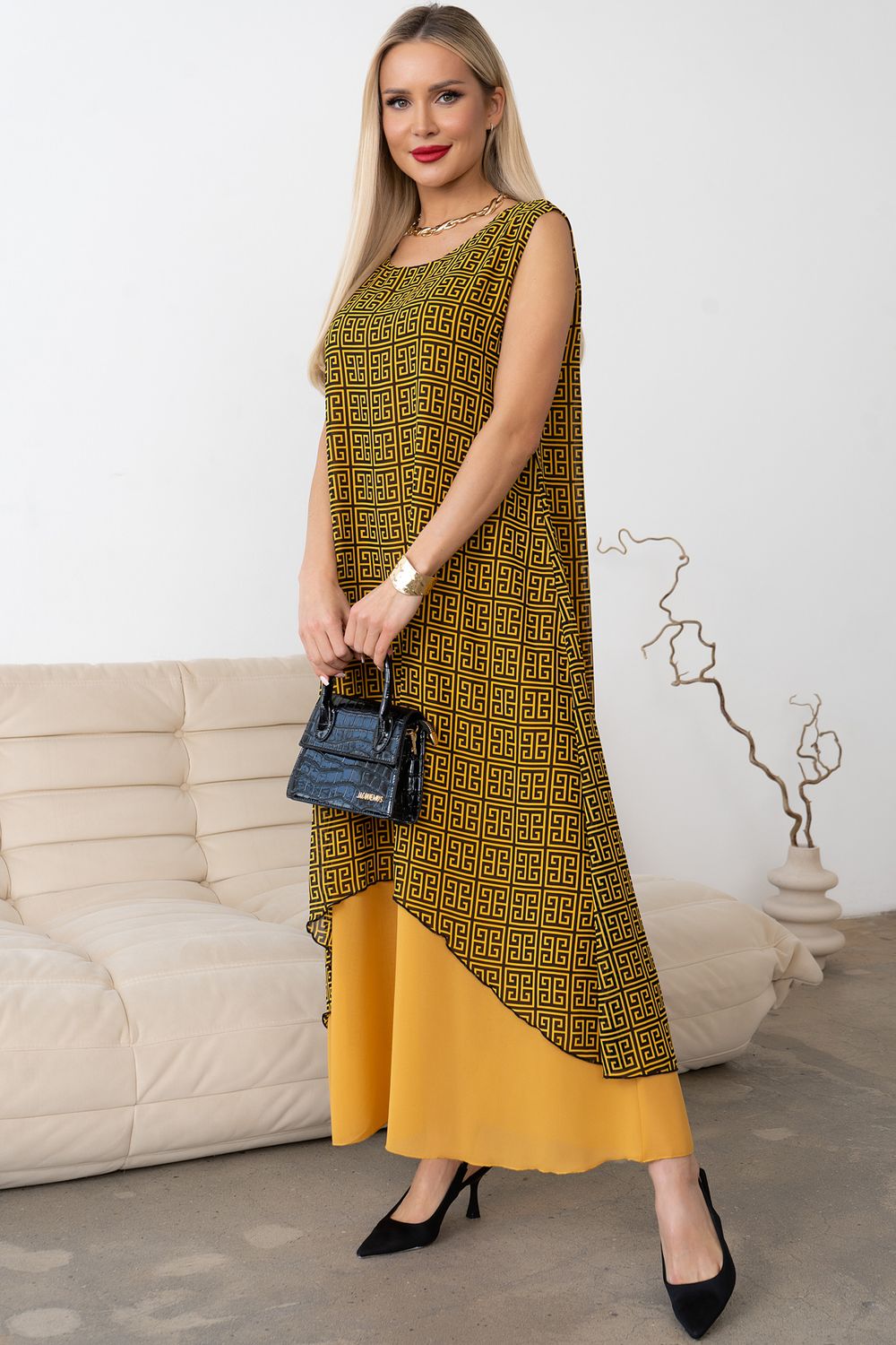 Платье Велла (желтый) Р11-1171/8 Nikol