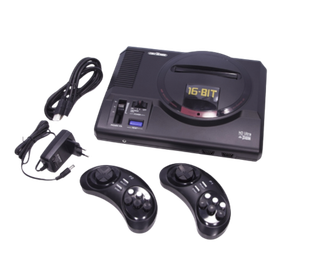 Игровая приставка SEGA Retro Genesis HD Ultra + 150 игр ZD-06a (2 беспроводных 2.4 ГГц джойстика, HDMI кабель)