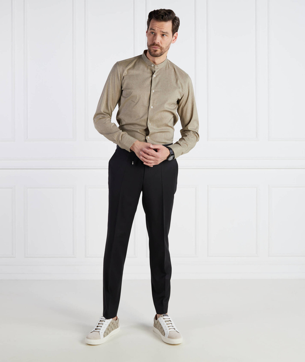 хлопковое штаны h-genius-ds-b1 BOSS BLACK - черный(50469169)