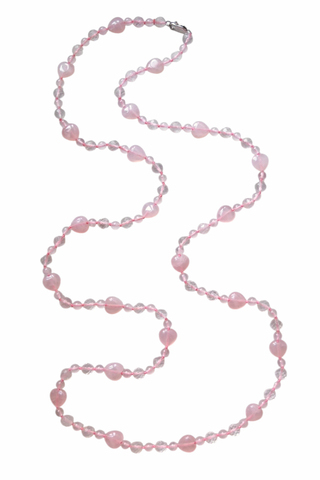 бусы из розового кварца (н-0542)
