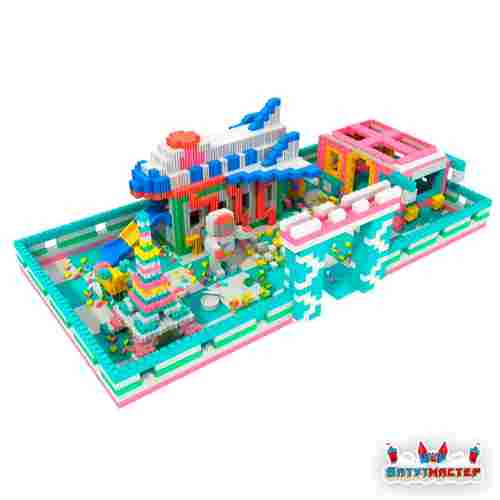 Игровая детская зона «Строй-город», 10×5×3 м