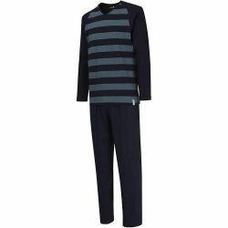 Мужская пижама со штанами зеленая в полоску Tom Tailor 071099/5624 322