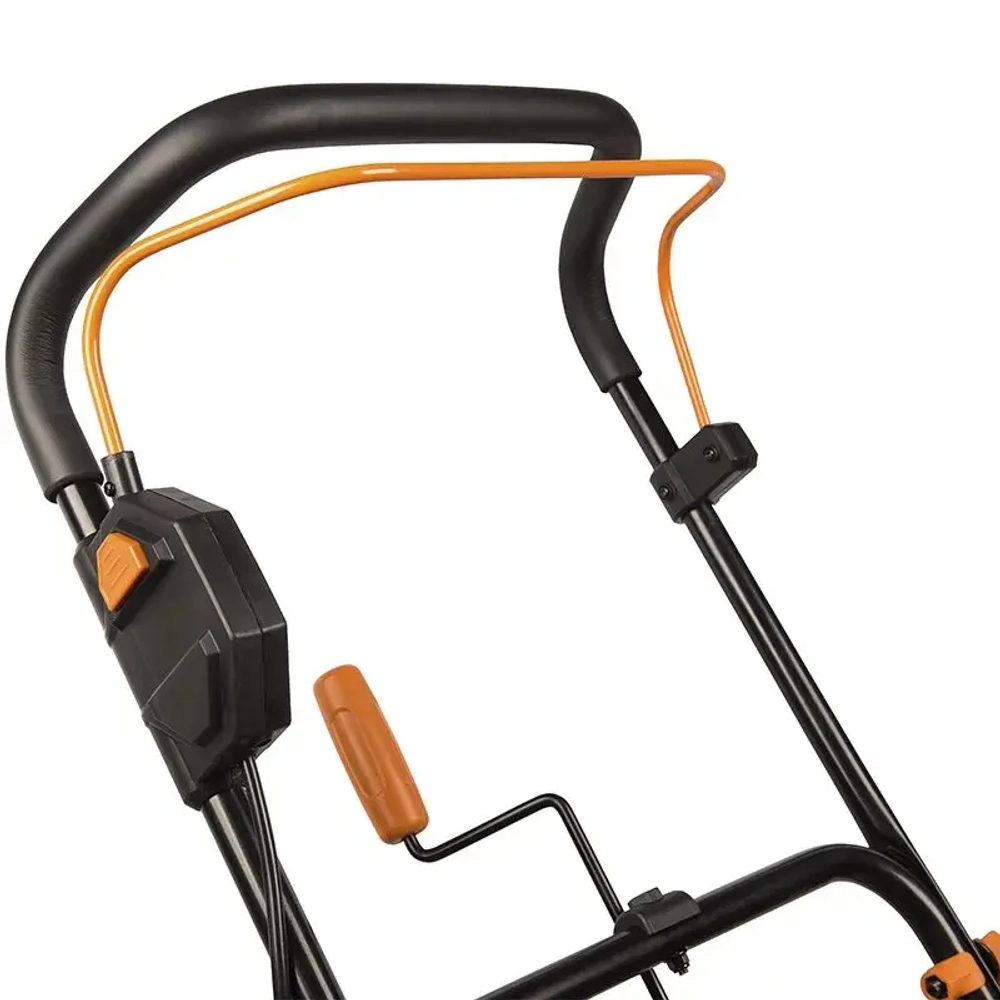 WORX WG471E 40В аккумуляторный снегоуборщик (2 x 4 Ач, ЗУ) ковш 50 см, выброс 6 м