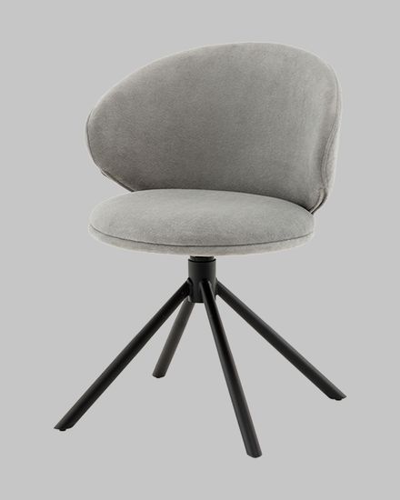 Стул Труфальд велюр светло-серый