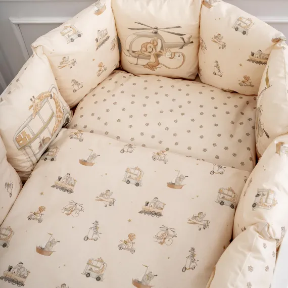 Комплект постельного белья Lollycottons Письмо другу универсальный 6 предметов