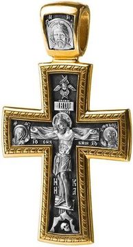 Распятие Христово. Деисус. Вмч. Георгий Победоносец. Православный крест