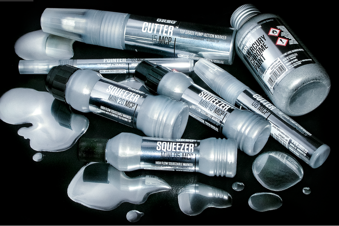 Новая зеркальная линейка GROG  - Mercury Chrome Paint