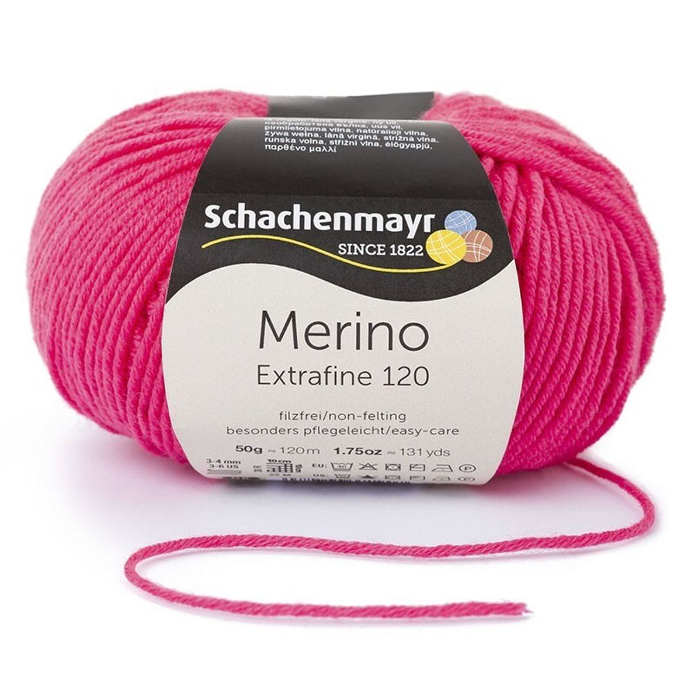 Пряжа Schachenmayr Merino Extrafine 120 (00139)