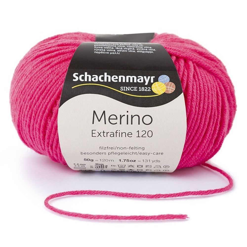 Пряжа Schachenmayr Merino Extrafine 120 (00139)