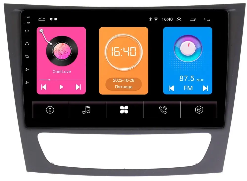 Магнитола для Mercedes-Benz E (W211) 2002-2010, CLS W219 - OEM GT9-451 на Android 10, 2ГБ-16ГБ