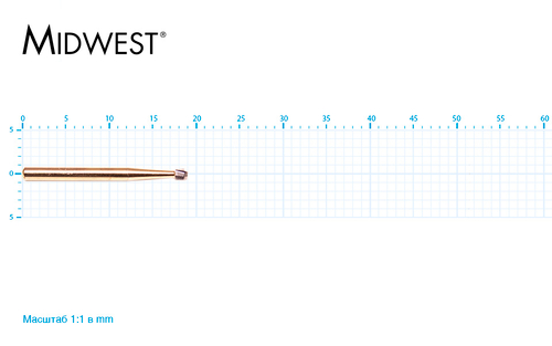 Бор твердосплавный Midwest - 501 FG 4 Multiprep