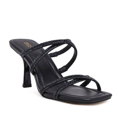 Шлепанцы на шпильке CORRINE Michael Kors - черный(40R4CNMS1S)