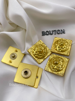 Установочные кнопки Скиап. с  рельефными деталями / комплект с шляпкой и кнопками